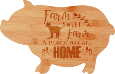 Pig Cutting Board