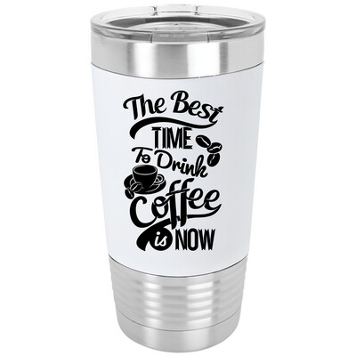 Best Time For Coffee Silicone Sleeve Tumbler