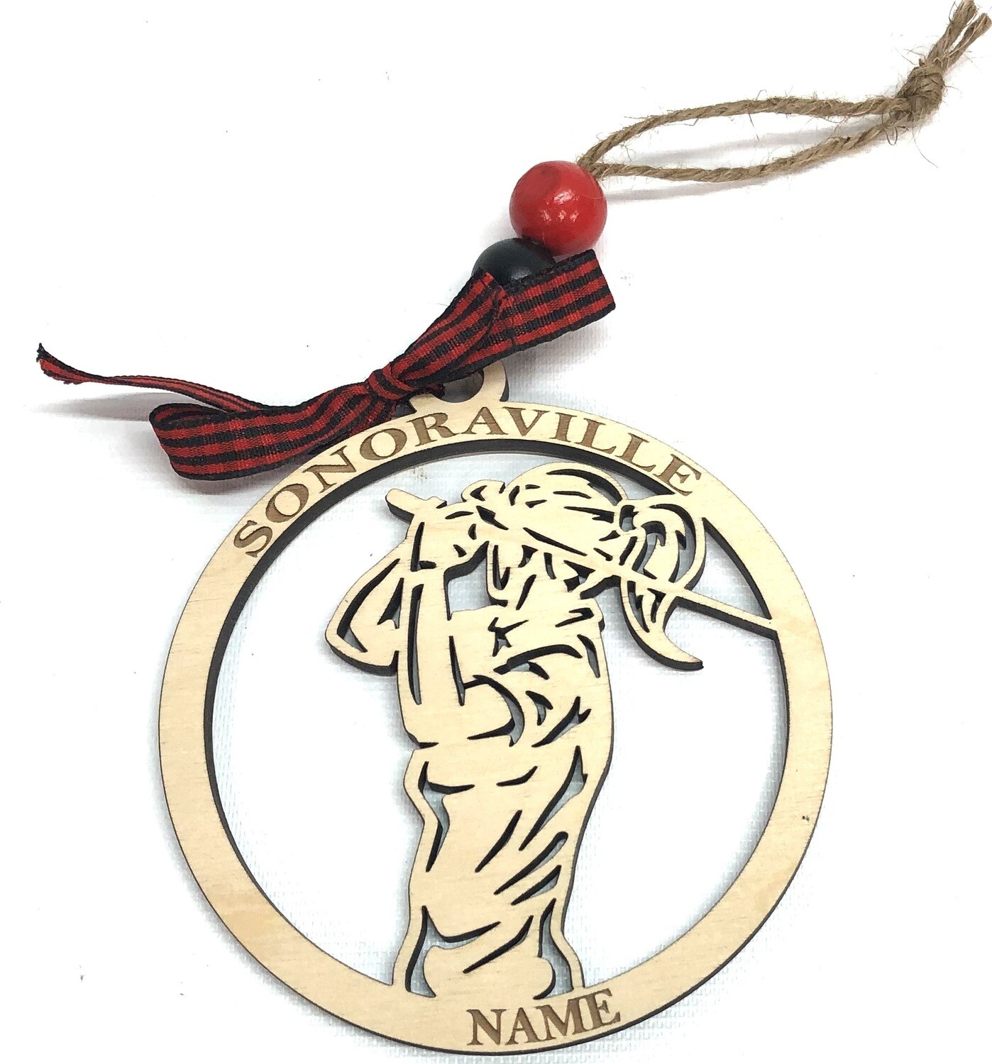 Sonoraville Female Golf Ornament