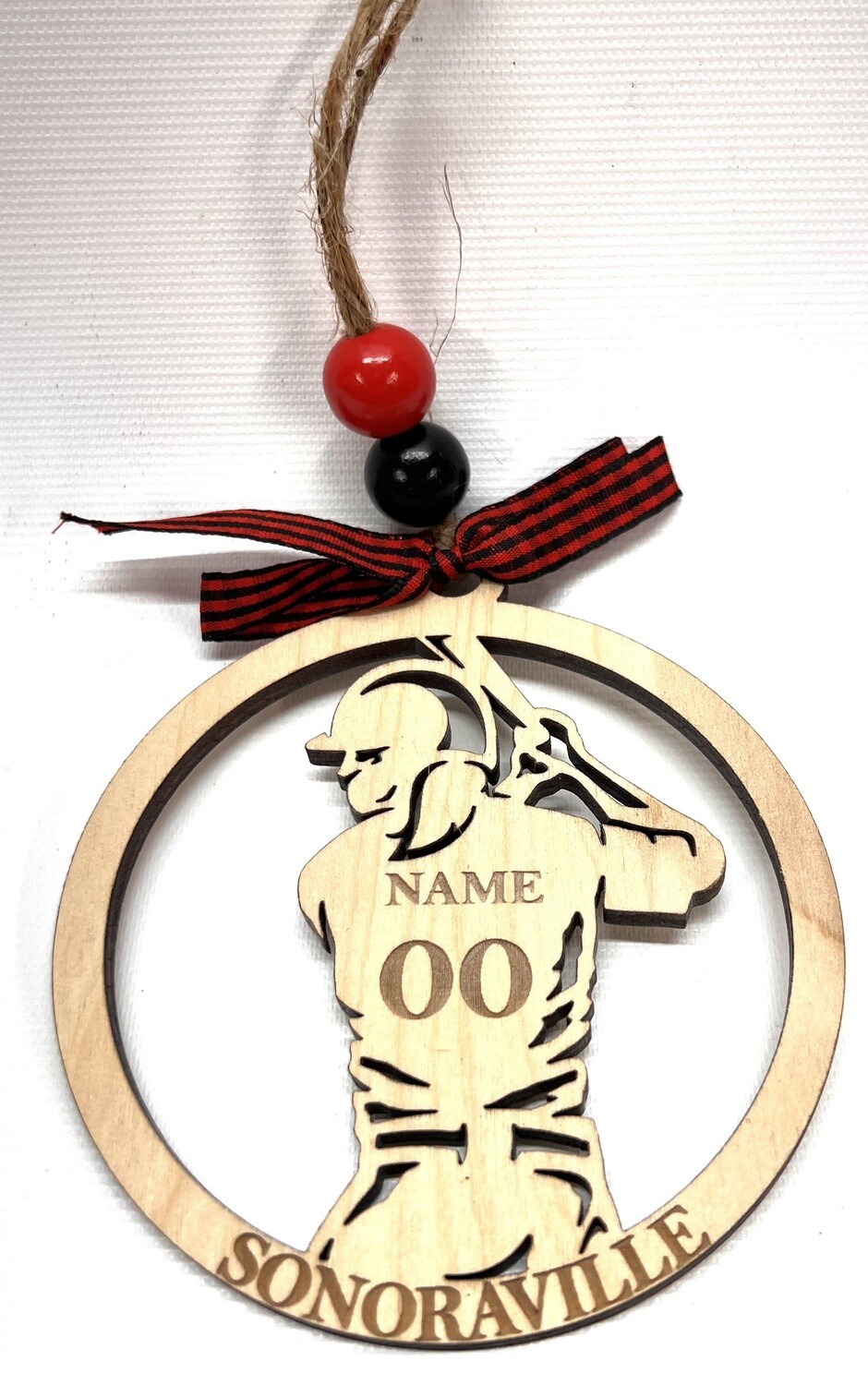 Sonoraville Female Baseball Ornament