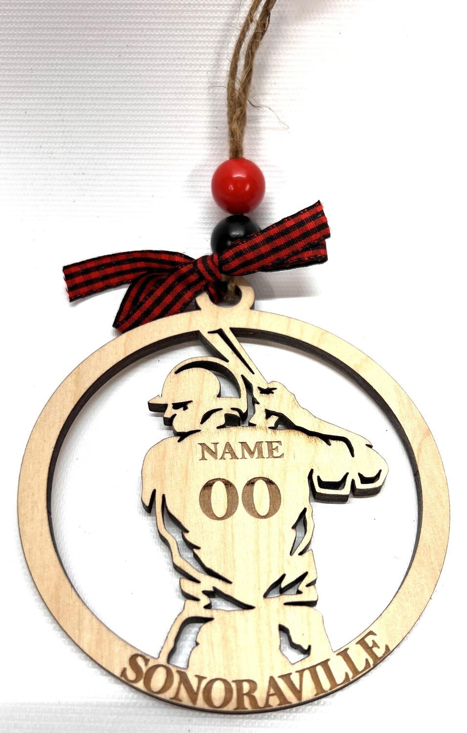 Sonoraville Male Baseball Ornament