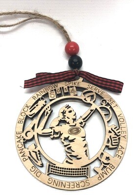Sonoraville Volleyball Female Ornament With Icons