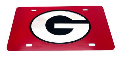 Georgia Bulldogs Acrylic License Plate