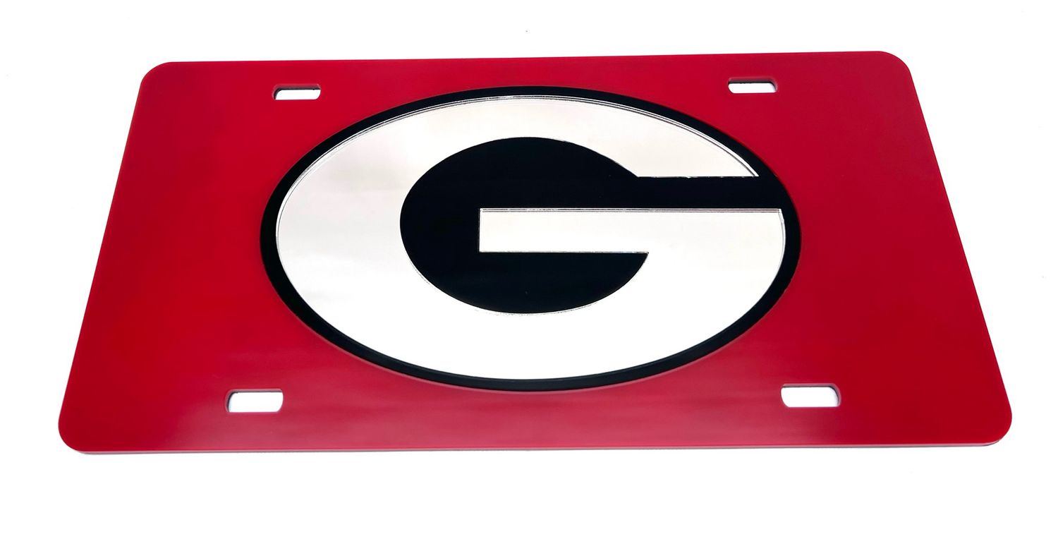 Georgia Bulldogs Acrylic License Plate