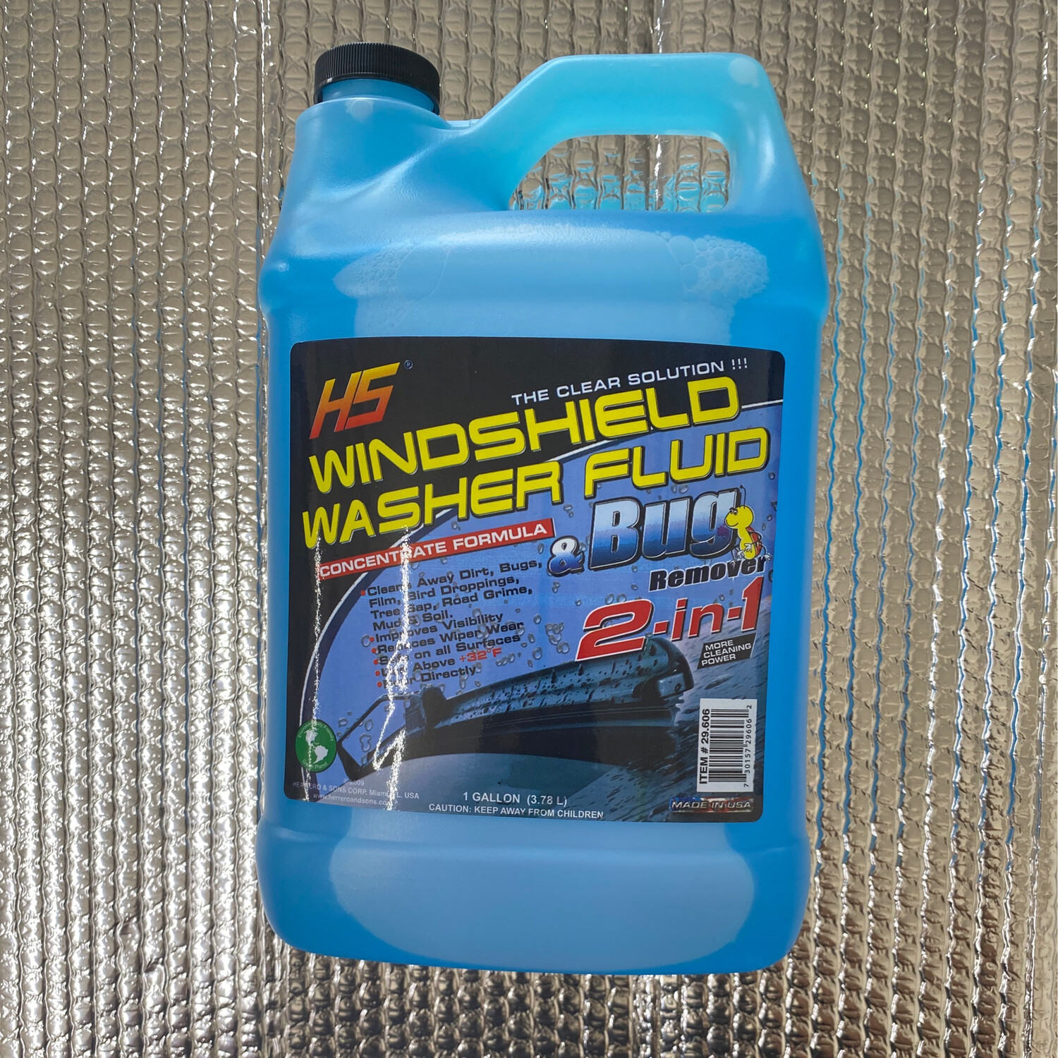 Hs Windshield Washer Fluid 1 Gallon 4 Per Case