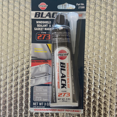 Black Silicone/ Windshield Sealant