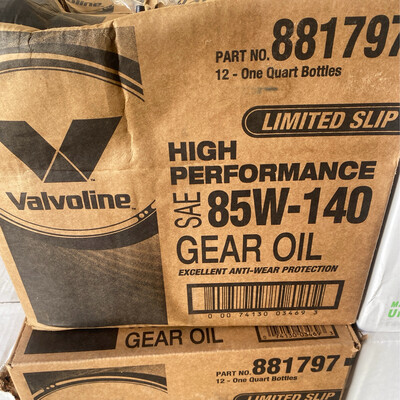85w140 Gear Oil 12 Quarts Per Case