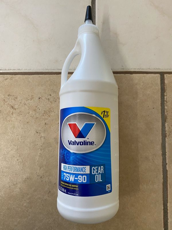 Valvoline 75w90 Gear Oil