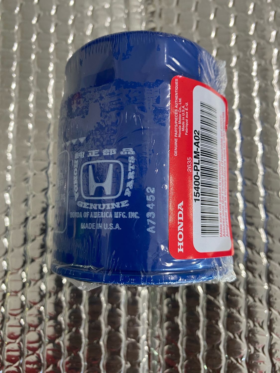 Honda Oil Filter Genuine