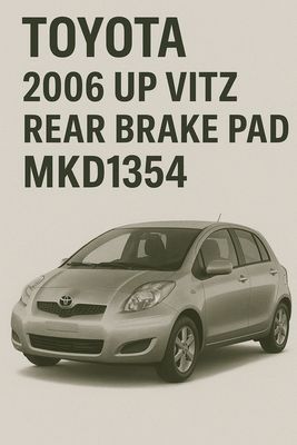 2006 Up Vitz Rear Brake Pad Mkd1354