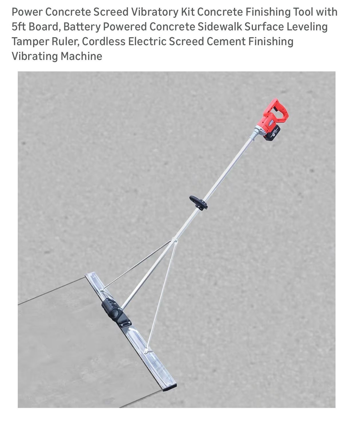 Power Screed Slightly Used