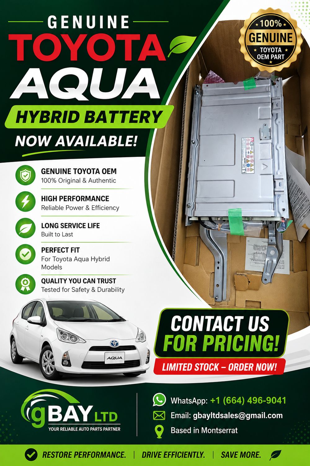 Hybrid Batteries (contact Us For Pricing )