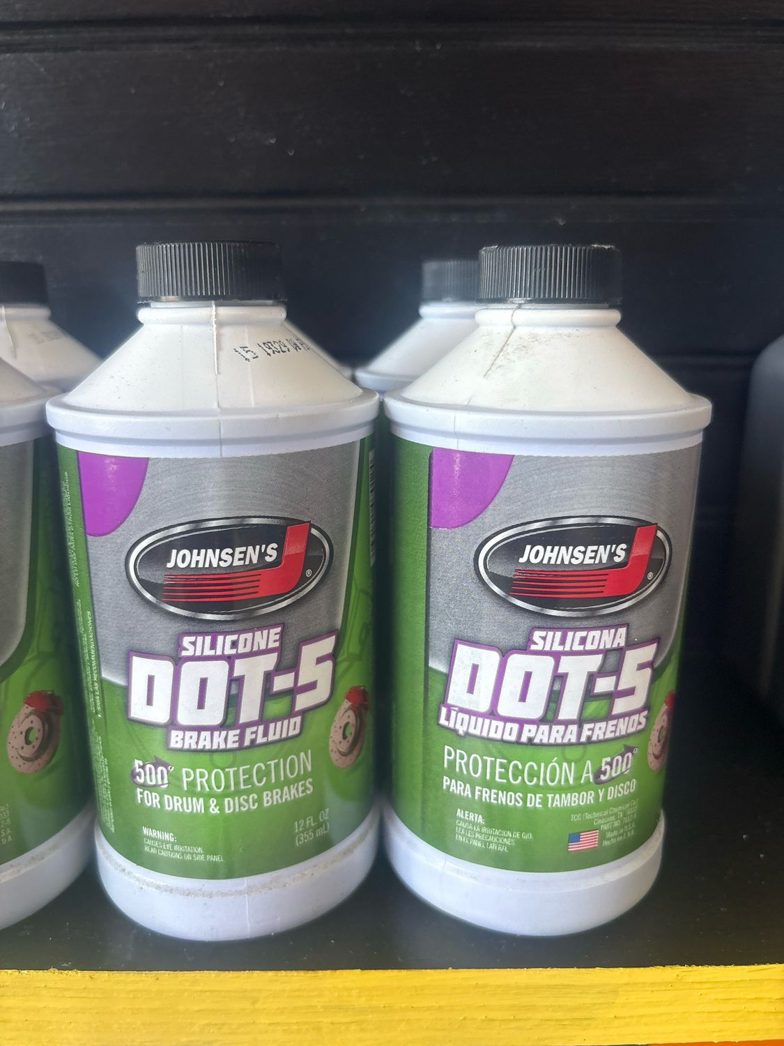 Dot 5 Brake Fluid DOT 5  Silicone  Nothing else  Military, classic cars, some motorcycles