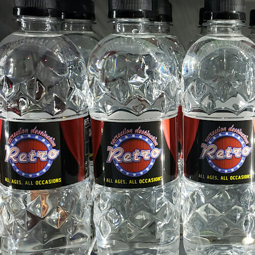 Retro Bottled Water