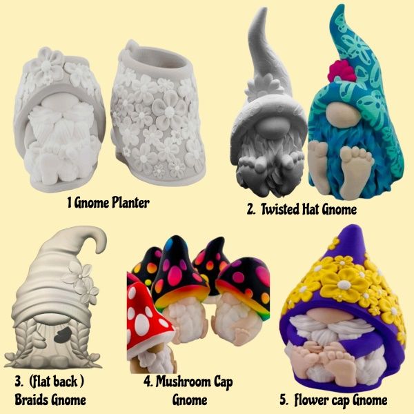 Paint a 3D Printed Gnome?  (Aug 22nd 7:00pm)