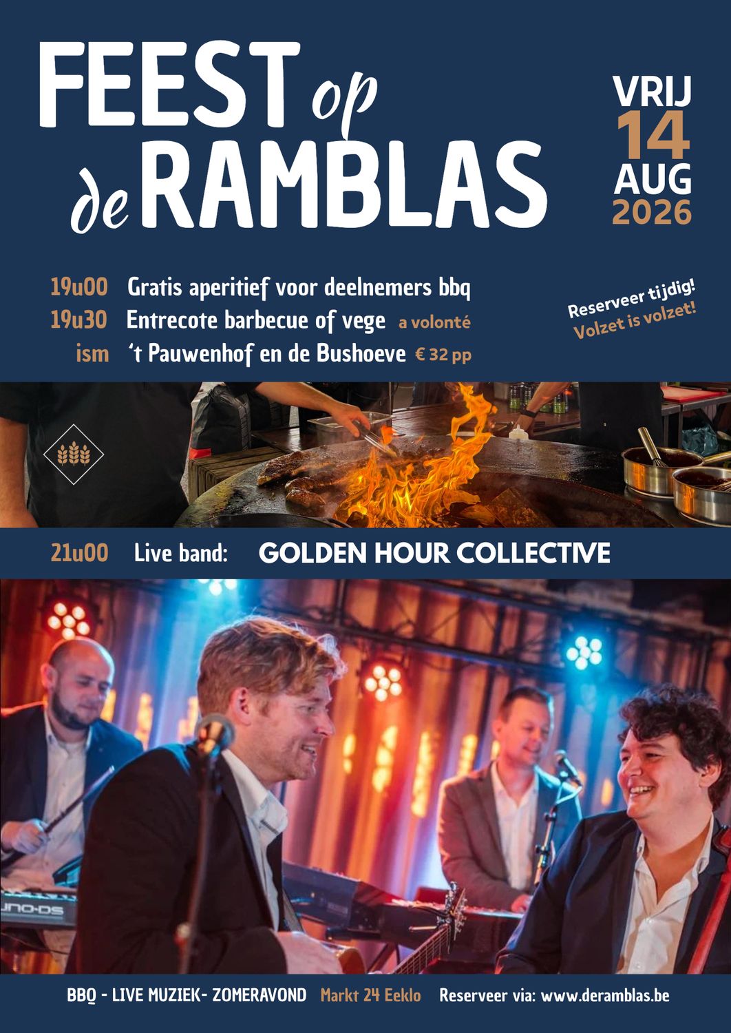BARBECUE Feest op De Ramblas 14 aug '26