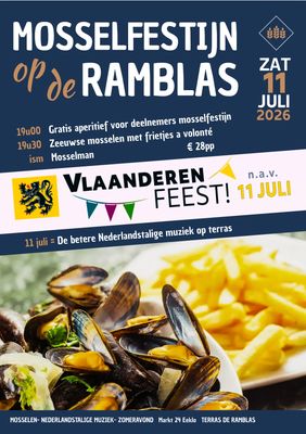 Mosselen met frietjes + aperitief 11 juli '26