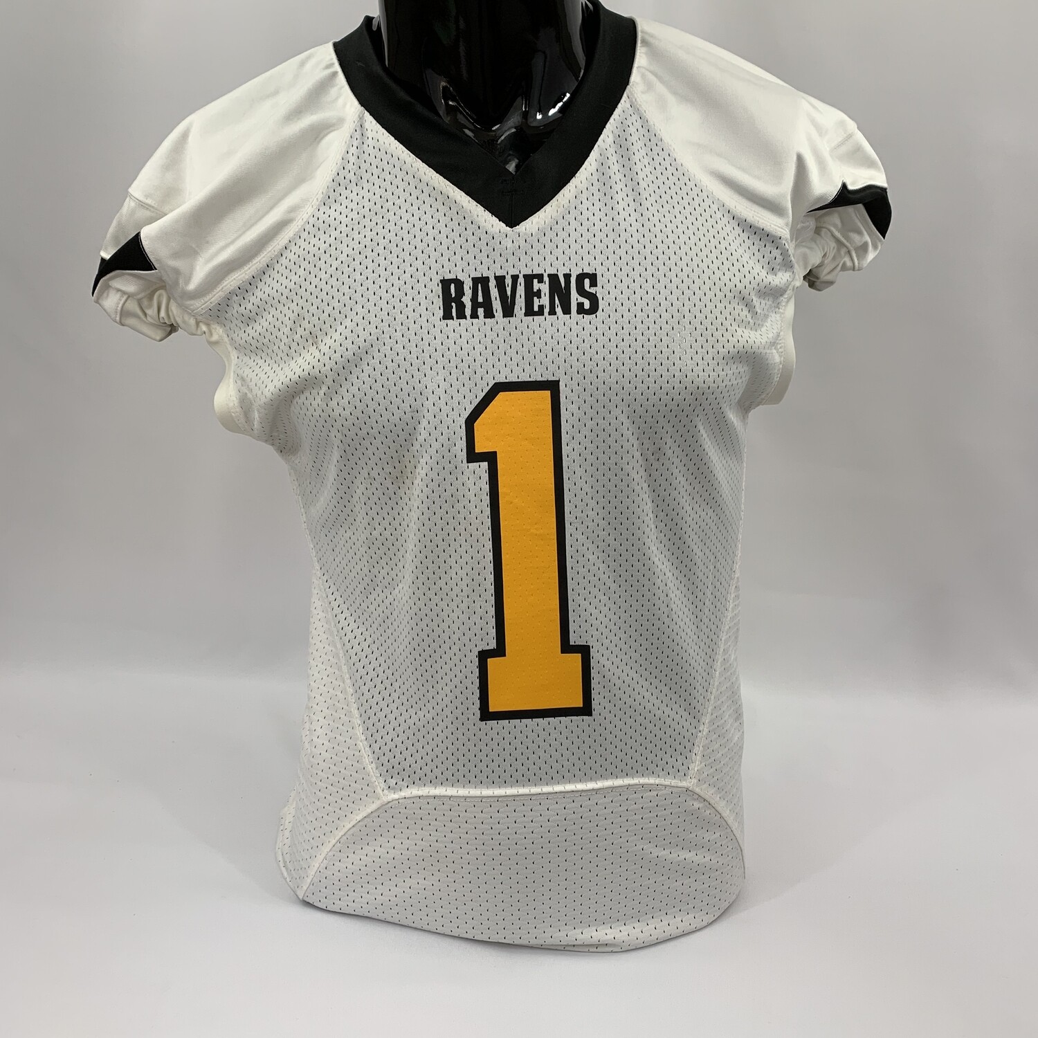 White with Gold and Black - RAVENS (Away)