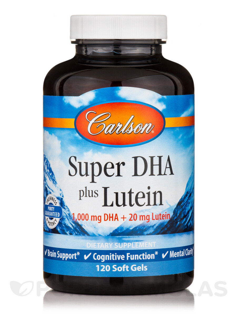 Super DHA + Lutein 60 gel Carlson (4 or more for $25.99 each)