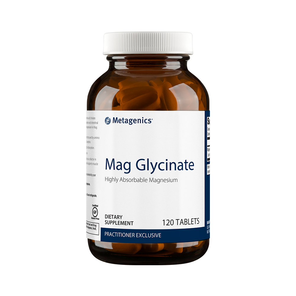 Magnesium Glycinate 120tabs Metagenics  (4 or more $23.99 each)