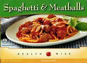 MEAL - HIGH PROTEIN SPAGHETTI WITH MEATBALLS ENTREE Healthwise Diet Plan (compare to Ideal Protein)