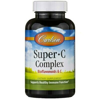 Super-C Complex 100 tab Carlson (4 or more for $11.99 each)
