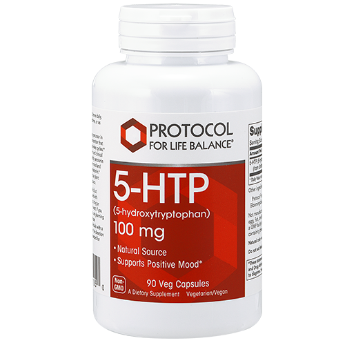 5-HTP 100mg 90 Cap Protocol for Life Balance (4 or more $19.99 each)