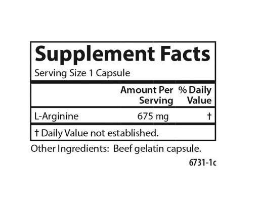 Arginine 90 Cap Carlson (4 or more $17.99 each)