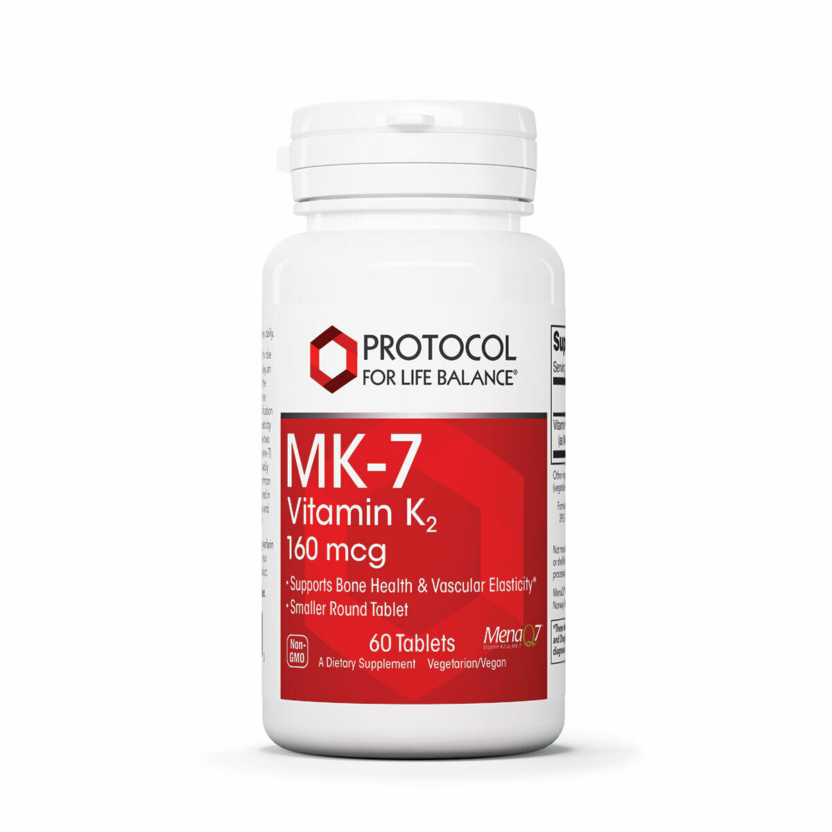 Vitamin K2 MK-7 160 mcg 60 tabs Protocol for Life Balance (4 or more $18.99 each)
