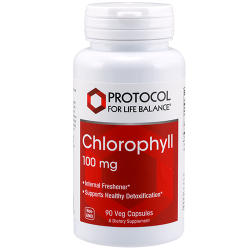 Chlorophyll 100mg 90 cap Protocol for Life Balance (4 or more $11.99 each)