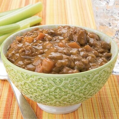 HIGH PROTEIN LENTILS WITH BEEF AND VEGETABLES ENTREE Healthwise Diet Plan (compare to Ideal Protein)