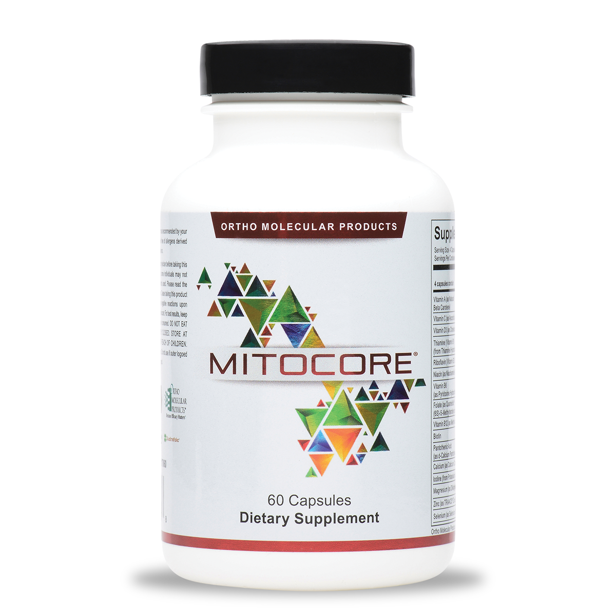 Mitocore 60 cap Ortho Molecular Products (4 or more $28.99 each)
