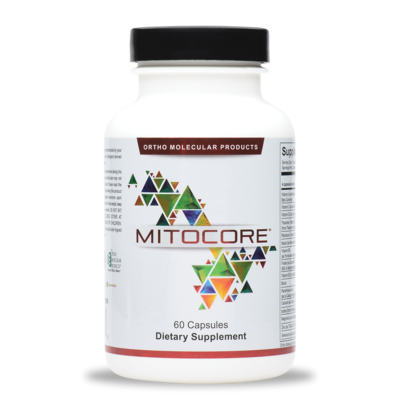Mitocore 120 cap Ortho Molecular Products (4 or more $53.99 each)