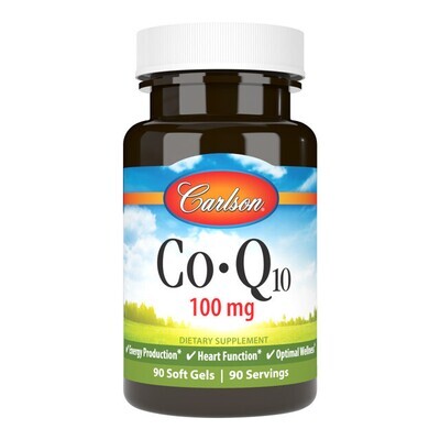 CoQ10 90 gel Carlson (4 or more for $29.99 each)