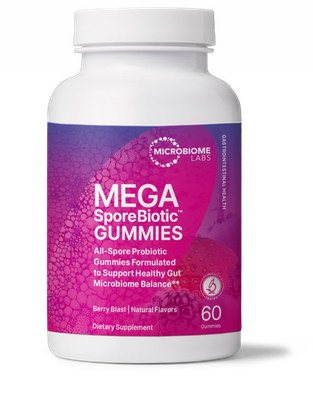 Megasporebiotic Probiotic 60 GUMMIES Microbiome Labs - Free Shipping