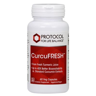 Curcufresh Curcumin from Turmeric 500mg 60caps Protocol for Life Balance (4 or more $17.99 each) Curcufresh Curcumin from Turmeric 500mg 60caps Protocol for Life Balance (4 or more $17.99 each)
