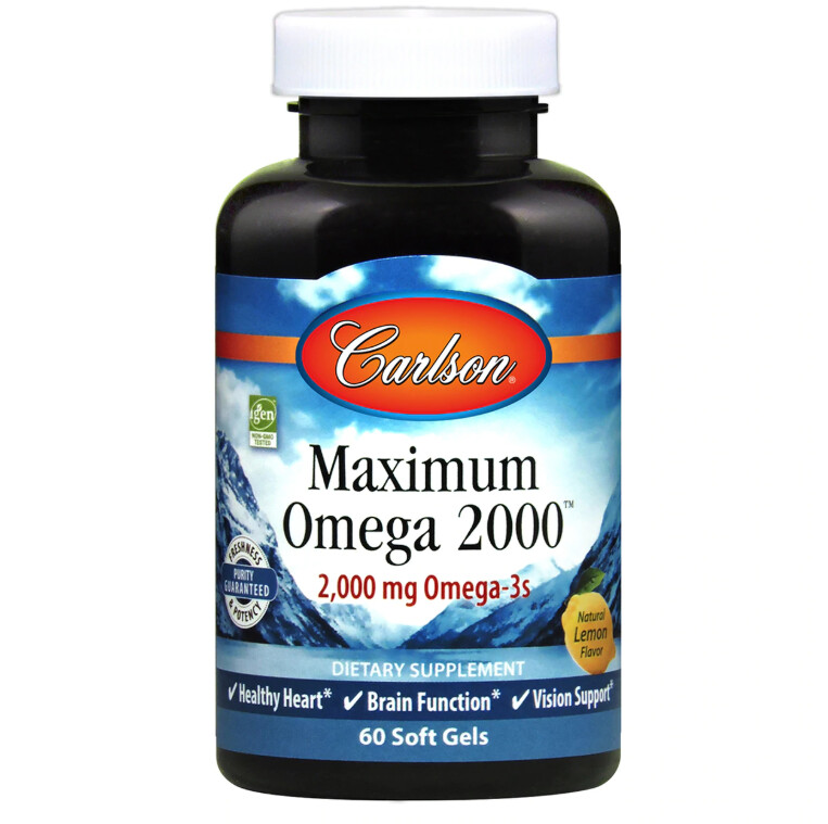 Maximum Omega 2000 60gel Carlson (4 or more $37.99 each) Maximum Omega 2000 60gel Carlson (4 or more $37.99 each)