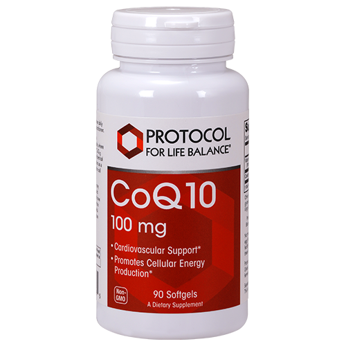 CoQ10 100mg 90 gel Protocol for Life Balance (4 or more $27.99 each) CoQ10 100mg 90 gel Protocol for Life Balance (4 or more $27.99 each)