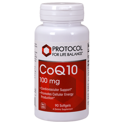 CoQ10 100mg 90 gel Protocol for Life Balance (4 or more $27.99 each)