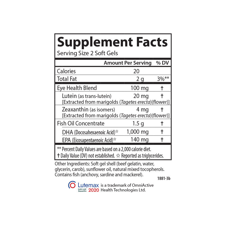 Super DHA + Lutein 60 gel Carlson (4 or more for $35.99 each) Super DHA + Lutein 60 gel Carlson (4 or more for $35.99 each)