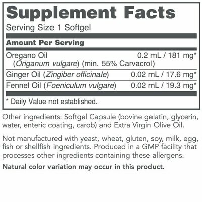 Oregano Oil 90gel Protocol for Life Balance (4 or more $13.99 each)