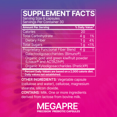 MegaPre 180 caps Microbiome Labs - Free Shipping