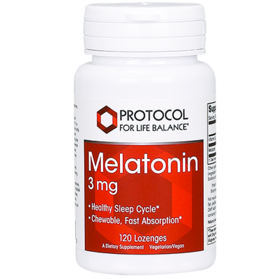 Melatonin 3mg 120 lozenges Protocol for Life Balance (4 or more $9.99 each)