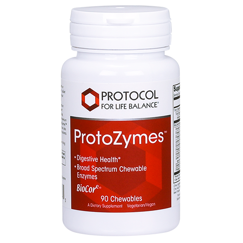 ProtoZymes™ Digestive Enzymes 90 chewable Protocol for Life Balance (4 or more $15.99 each)