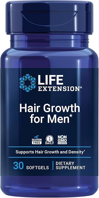 Hair Growth for Men 30 softgels Life Extension