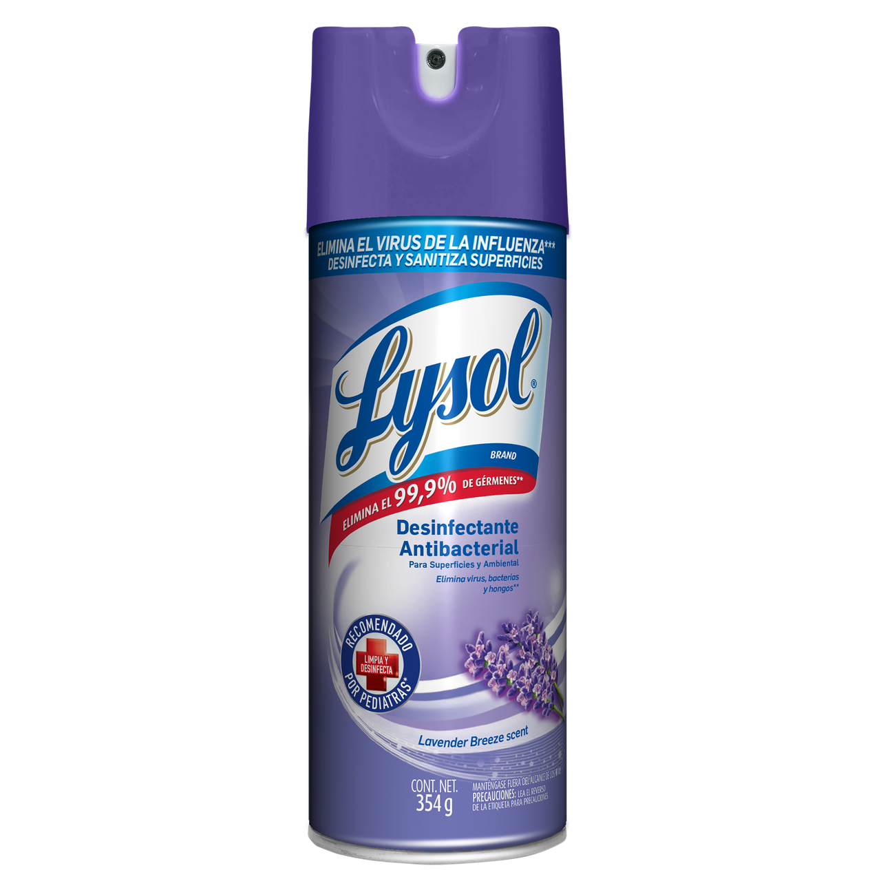 Lysol Desinfectante Antibacterial en Aerosol de 354g