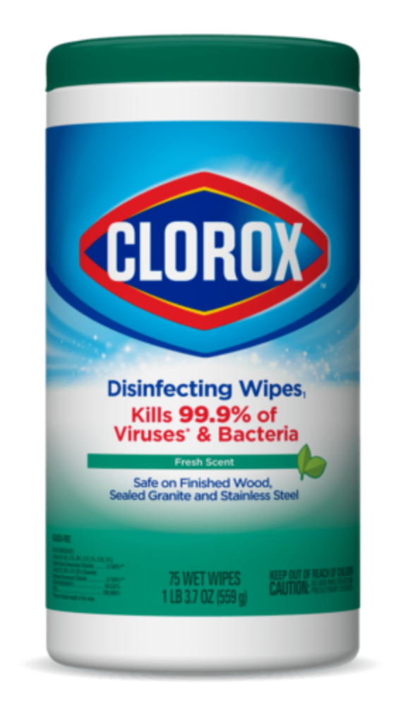 Toallitas Desinfectantes Clorox 75piezas