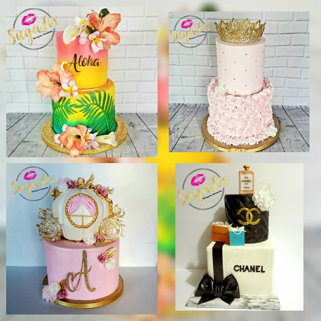 2 Tier SugaFix Custom Cake!