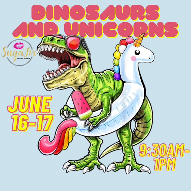 Suga Camp -Dinosaurs and Unicorns