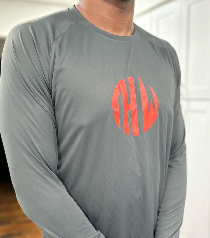 Dark Gray Long Sleeve Dri Fit